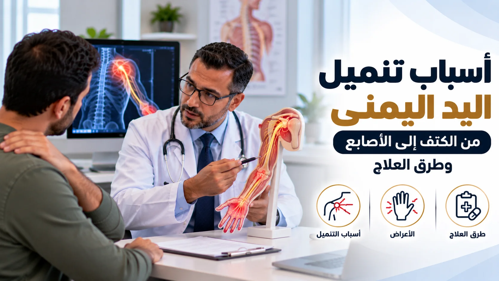 Causes of Right Arm Numbness from the Shoulder to the Fingers and Treatment Options