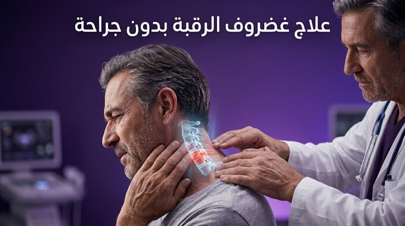 علاج غضروف الرقبة بدون جراحة هل يمكن استعادة الحركة بشكل طبيعي؟